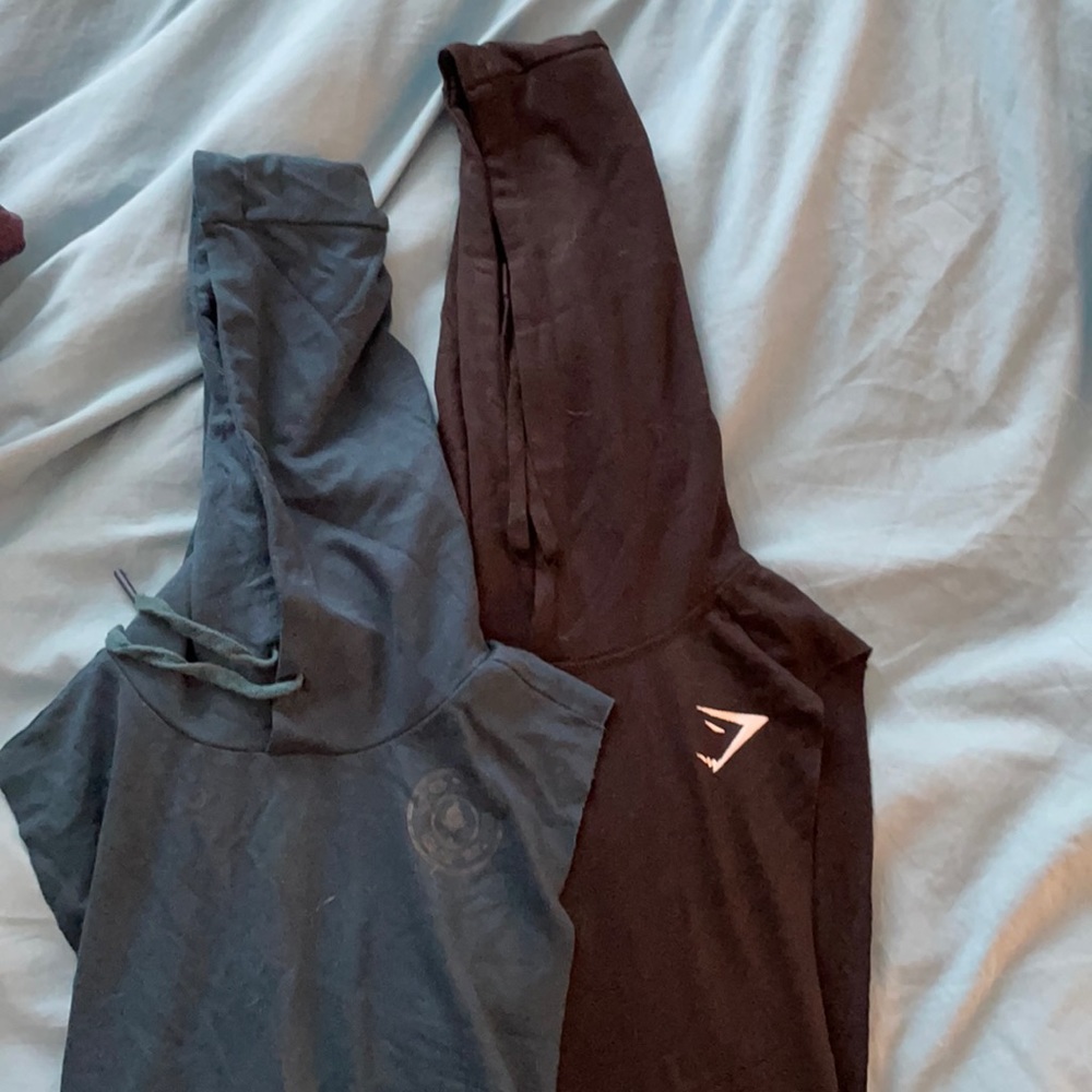 Hooded gymshark tanks